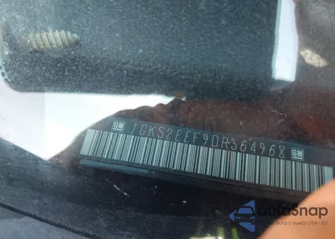 2013 GMC Yukon Denali z USA, uszkodzony, nr VIN 1GKS2EEF9DR364968